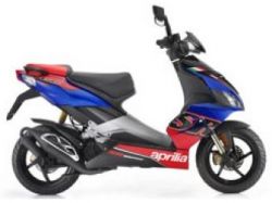 Aprilia SR 50 H2O ie+carb 2004-2009 bleu