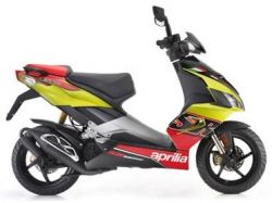 Aprilia SR 50 H2O ie+carb 2004-2009 jaune