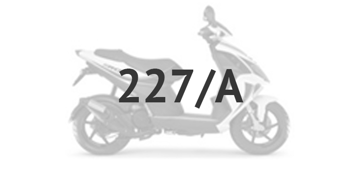 Pièces détachées Piaggio NRG Power DD 2007-2017 bleu 227/A