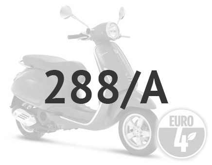 Pièces détachées Vespa Primavera 4 temps 3V (Euro4 injection IGET) bleu mat 288/A