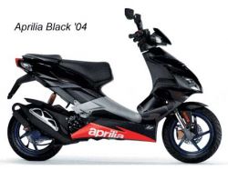 Aprilia SR 50 H2O ie+carb 2004-2009 noir