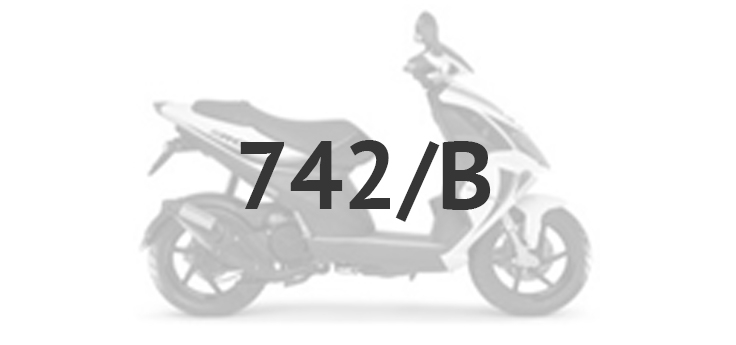 Pièces détachées Piaggio NRG Power DD 2007-2017 technisch gris 742/B