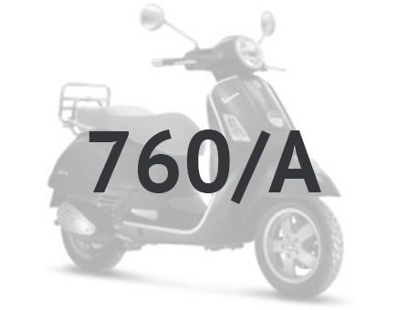 Vespa GTS 250 ie 2005-2009 (avec ABS) gris stardust 760/A