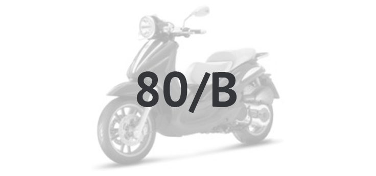 Pièces détachées Piaggio Beverly 500 E3 2007-2012 noir 80/B