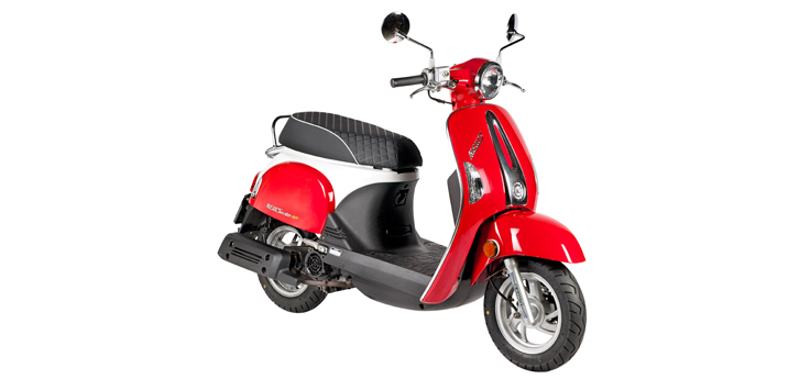 Pièces détachées Kymco New Sento 4 temps rouge