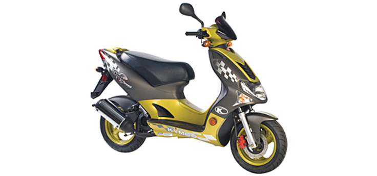 Pièces détachées Kymco Super9 AC 2 temps nouveau model jaune - noir
