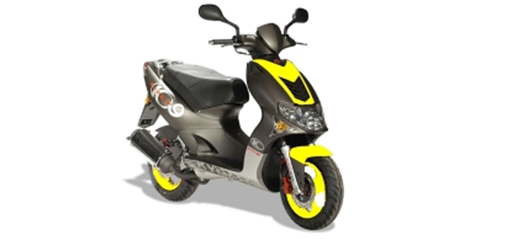 Pièces détachées Kymco Super9 2t LC noir mat-jaune