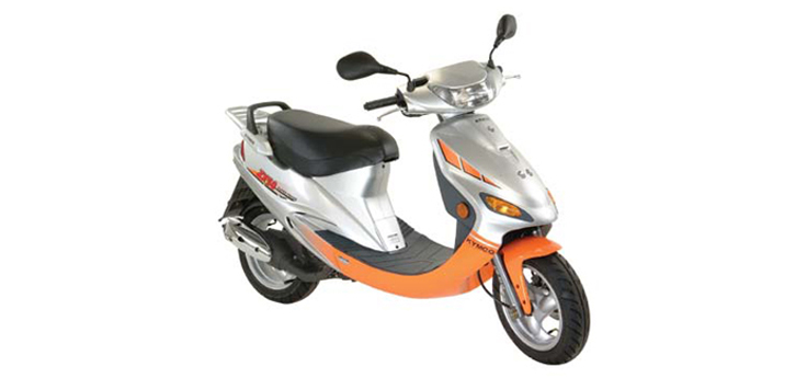 Pièces détachées Kymco ZX 2 temps argent-orange