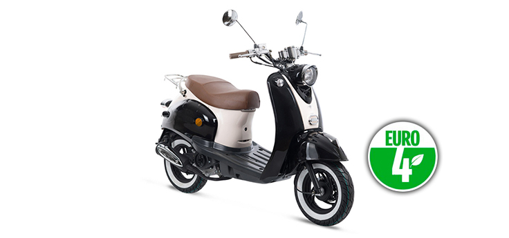 Pièces détachées Baotian Carino Euro4 noir / crème