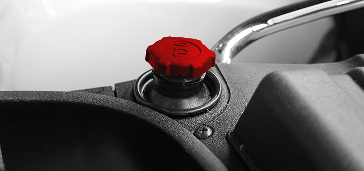 Caoutchouc réservoir d’essence / d'huile