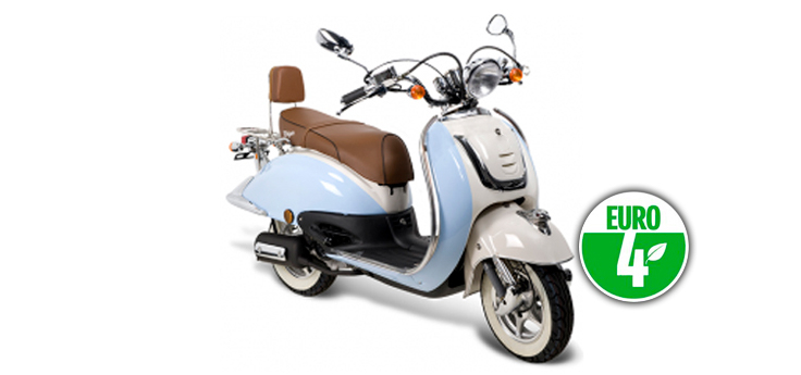 Pièces détachées China Grande Retro bleu/ blanc Euro4