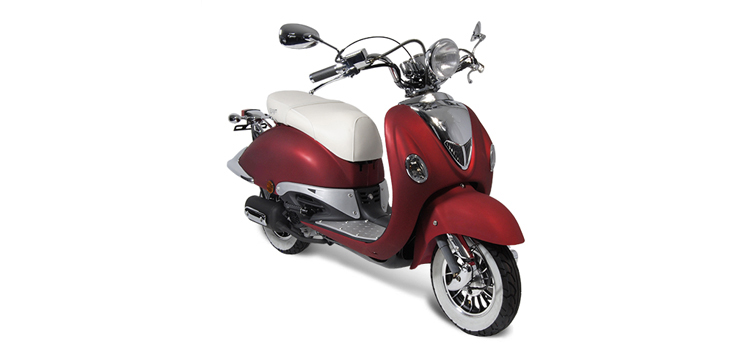 Pièces détachées China Retro Extra mat rouge