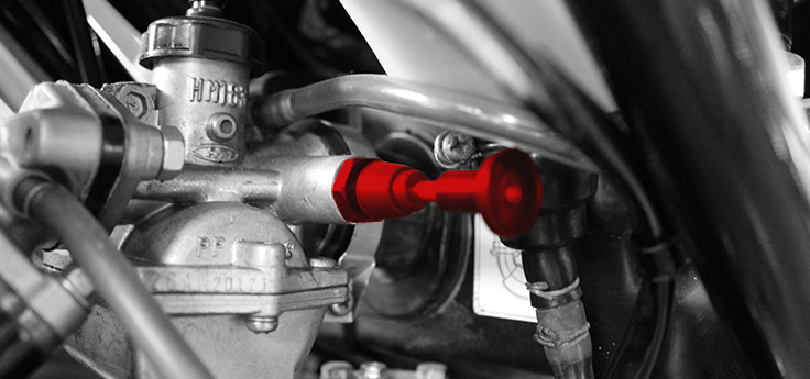 Fixation starter carburateur