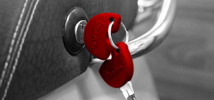 Kit contacteur à clé  / ebauche / barillet