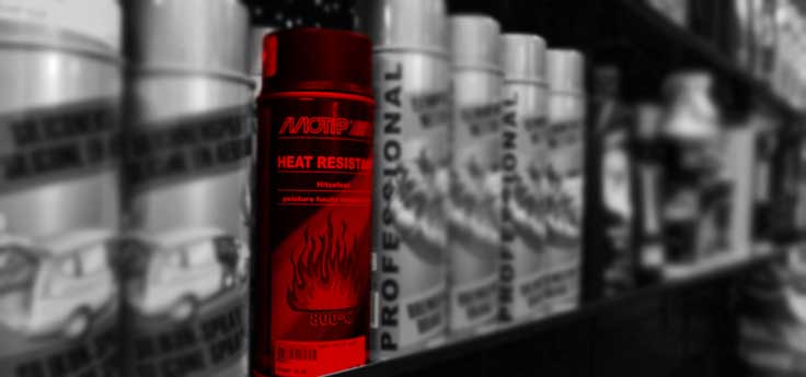 Bombe peinture haute température