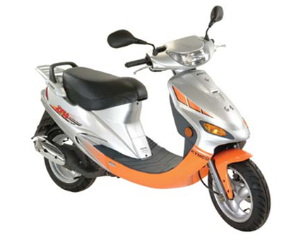 Pièces détachées Kymco ZX 2 temps argent-orange