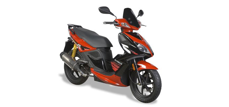 Pièces détachées Kymco Super8 4 temps (2007-2009) rouge noir