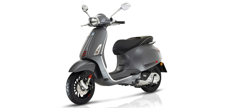 Parts Vespa Sprint 4-temps 4V 45km/h gris 707/c