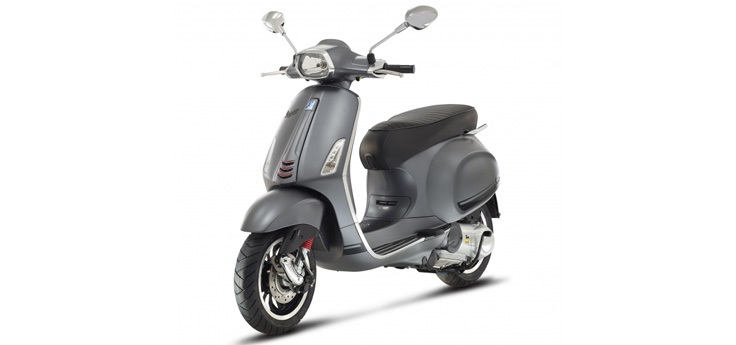 Parts Vespa Sprint 4-temps 4V 45km/h gris titanio 742/b