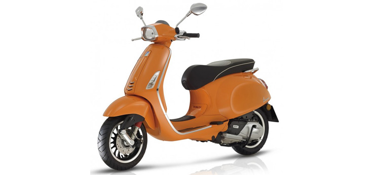 Parts Vespa Sprint 4-temps 4V 45km/h orange 890/a