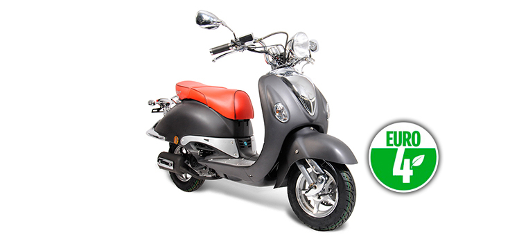 Pièces détachées China Retro Extra noir mat Euro4