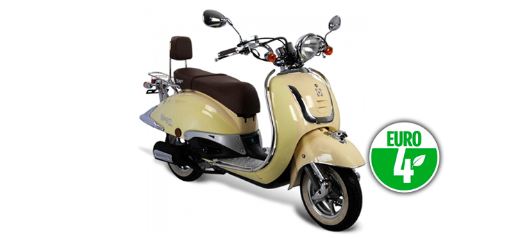 Pièces détachées AGM Retro jaune/ crème Euro4