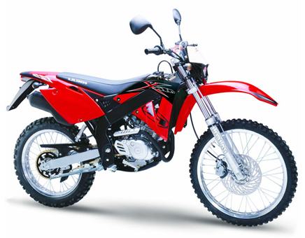 Pièces détachées Rieju MRX 125 rouge 2005 4 temps