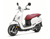 Sym E-Fiddle White+Red ST (WH-802P/RED ST)