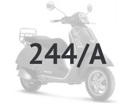 Vespa GTS 250 ie 2005-2016 (sans ABS) azure bleu 244/A