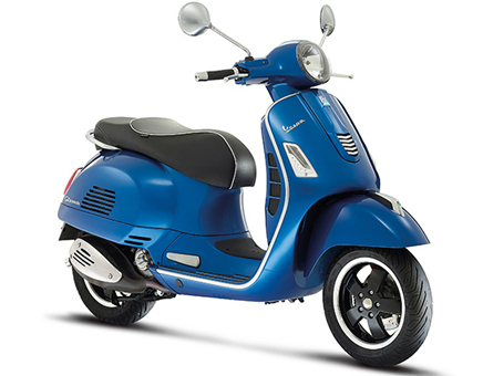 Vespa GTS 300 (super avec et sans ABS) bleu 261/A