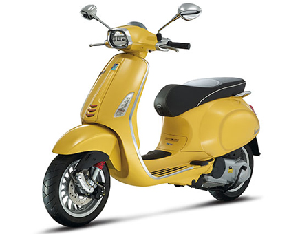 Pièces détachées Vespa Sprint 4-temps 4V 45km/h jaune 968/A
