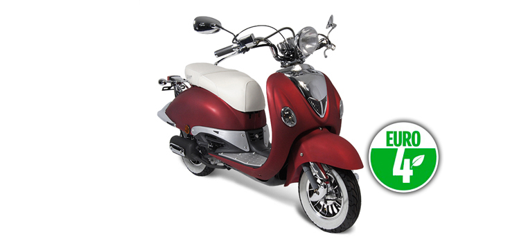 Pièces détachées Znen Aurora III mat rouge Euro4