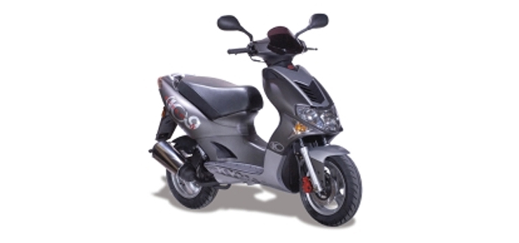 Pièces détachées Kymco Super9 LC 2 temps nouveau model noir mat-argent