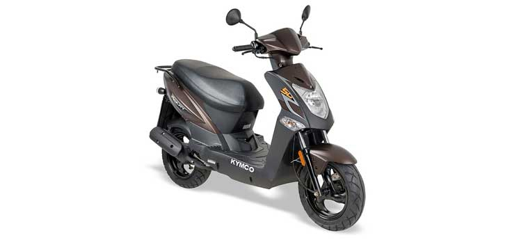 Pièces détachées Kymco Agility FR 12 pouces 4 temps Euro4 selle longue brun