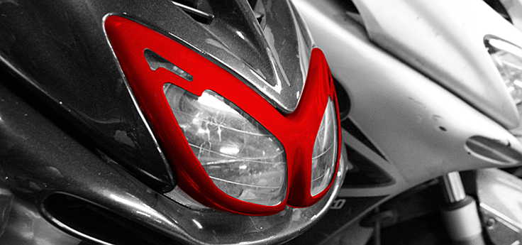 Masque / contour optique / paupière de phare