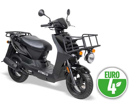 Pièces détachées Kymco carry 4 temps injection Euro4 brillant noir