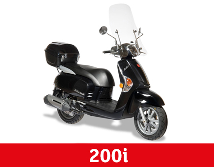 Pièces détachées Kymco Like 200i noir