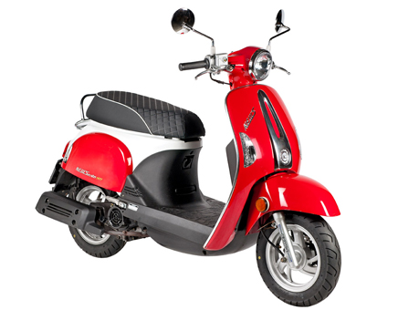 Pièces détachées Kymco New Sento 4 temps rouge
