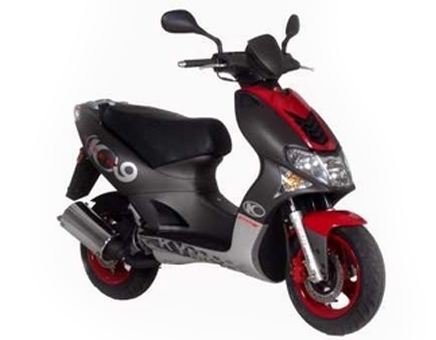 Pièces détachées Kymco Super9 AC o.m noir mat rouge
