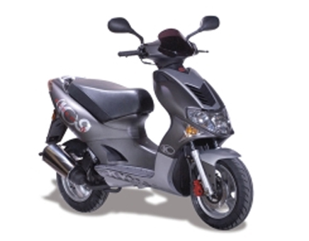 Pièces détachées Kymco Super9 AC 2 temps nouveau model argent - noir