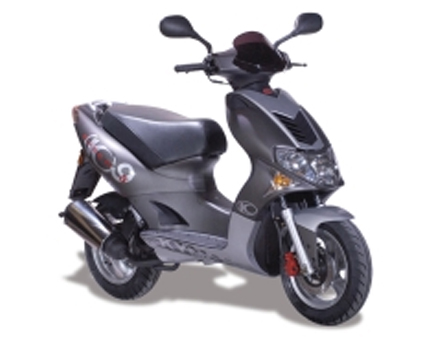 Pièces détachées Kymco Super9 LC 2 temps nouveau model noir mat-argent