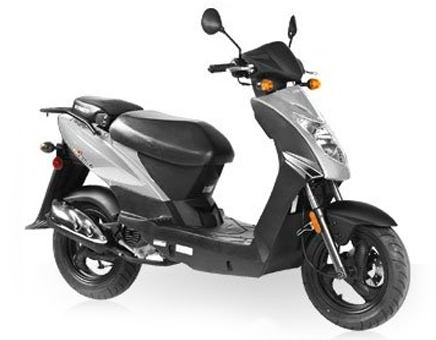 Pièces détachées Kymco Agility 12 pouces 4 temps d'argent