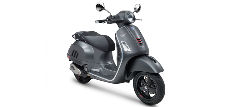 Vespa GTS 300 (super avec et sans ABS) gris mat 742/B