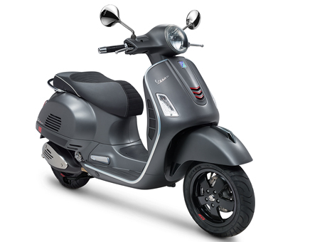 Vespa GTS 300 (super avec et sans ABS) gris mat 742/B