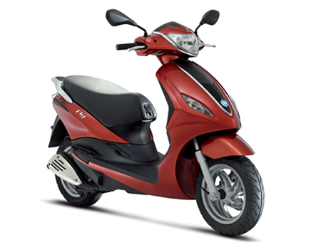 Pièces détachées Piaggio New Fly 4 temps 4V 45km/h rouge 584a