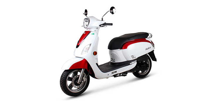 Pièces détachées Sym Fiddle III (WH006 R010CA) blanc rouge