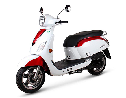 Pièces détachées Sym Fiddle III (WH006 R010CA) blanc rouge