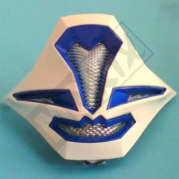 Casque cross avec mentonnière Mt Technical bleu