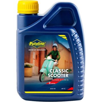 Huile moteur Putoline Classic Scooter semi-synthétique 2 temps 1 litre