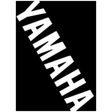 Autocollant Yamaha Word [Yamaha] sous spoiler Aerox blanc Falko 980587.whi 2 pièces